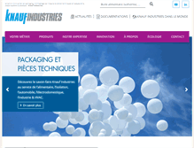 Tablet Screenshot of knauf-industries.com
